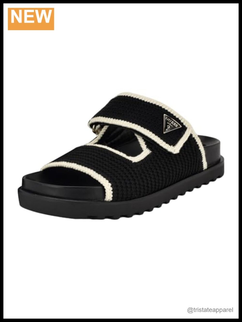 Women's Fadenna Slide Sandals Textile Upper Slip On Open Toe Casual Daywear